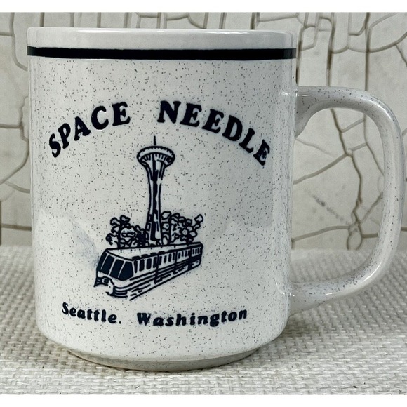 Vintage Space Needle Seattle Washington Souvenir Coffee Mug 1970’s` - Picture 2 of 7
